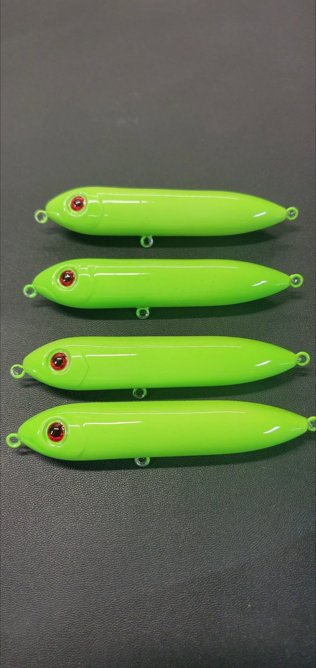 This is a set of 4 rattles that are 4 inch catfish rattles float custom sound inline rattles Santee rig float