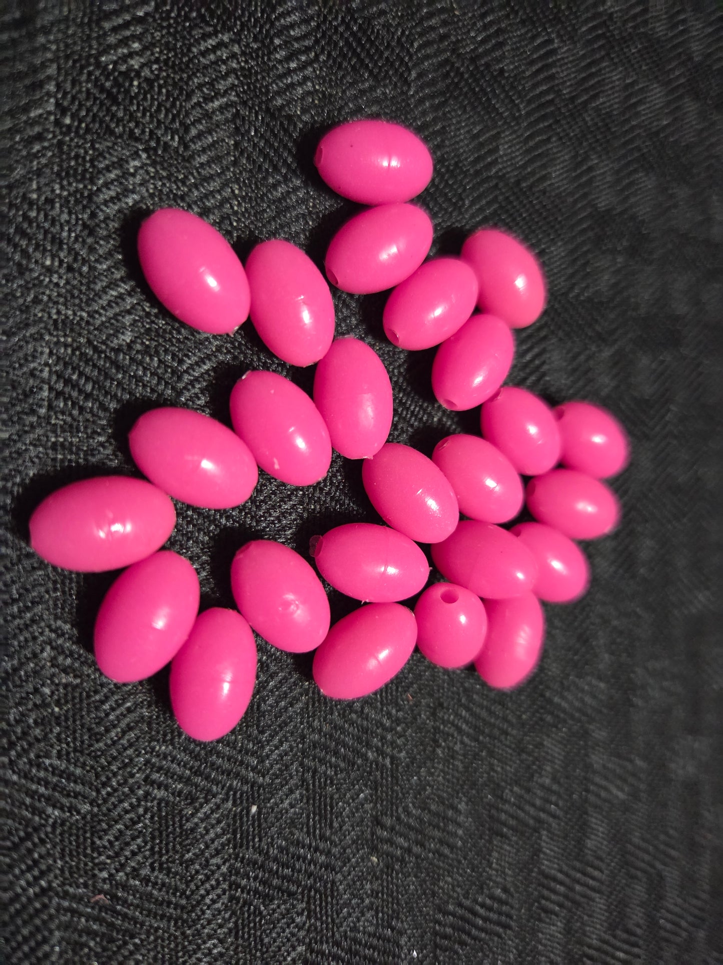 Pink Rubber Bead