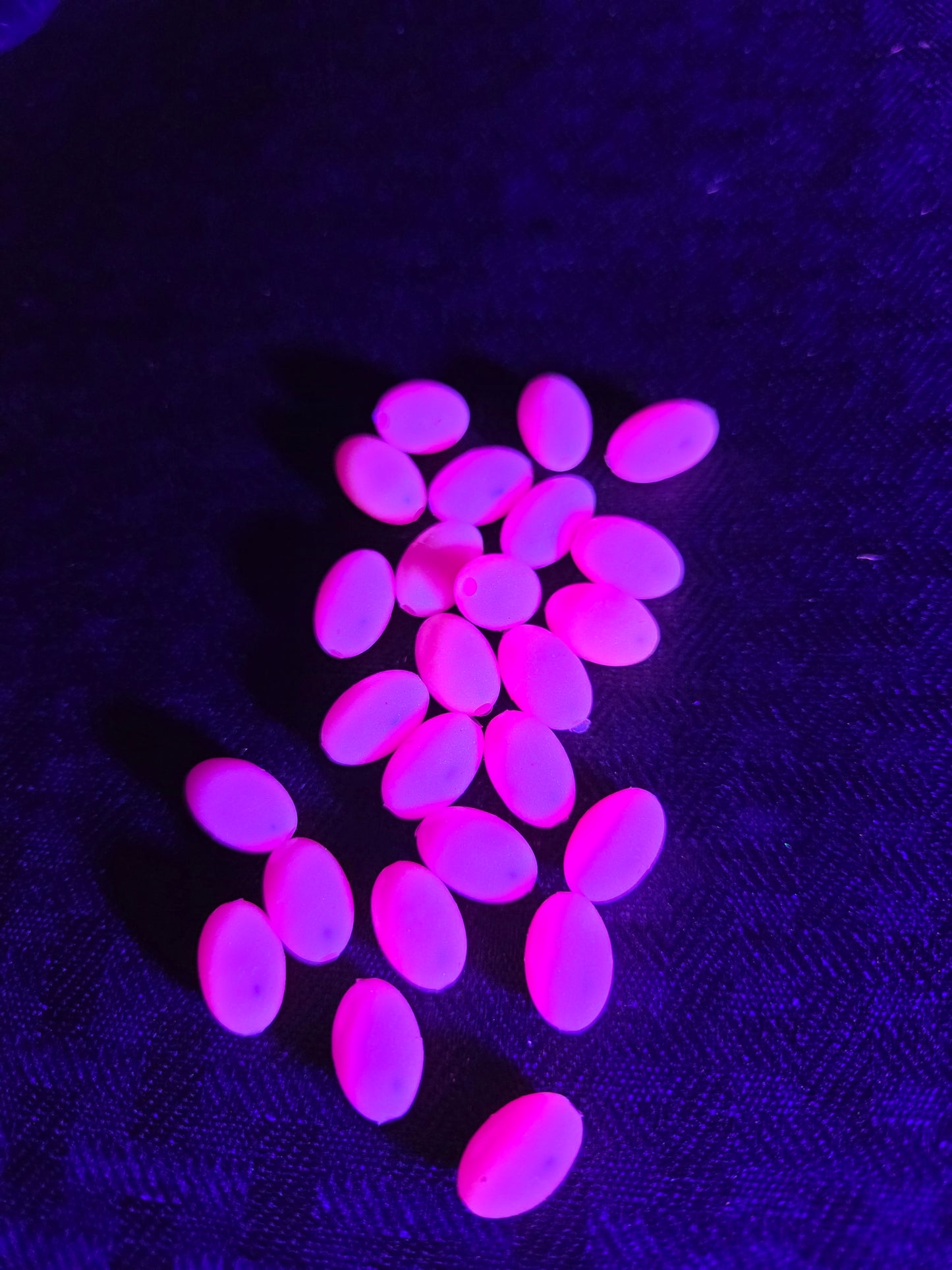 Pink Rubber Bead
