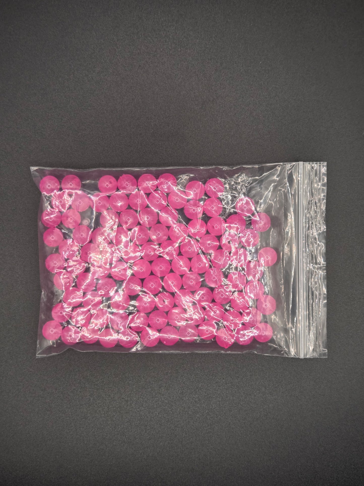 8mm Pink Acrylis beads bag of a 100