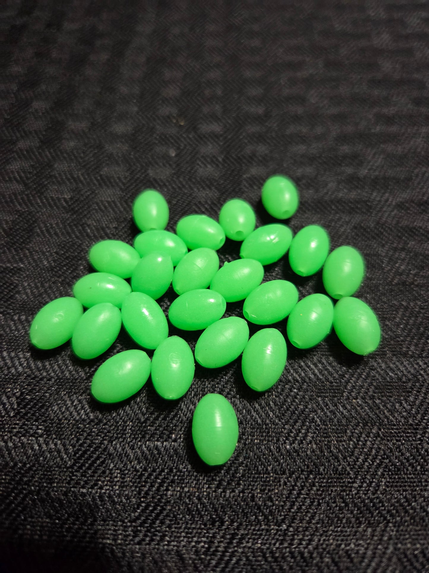 Green Rubber Bead