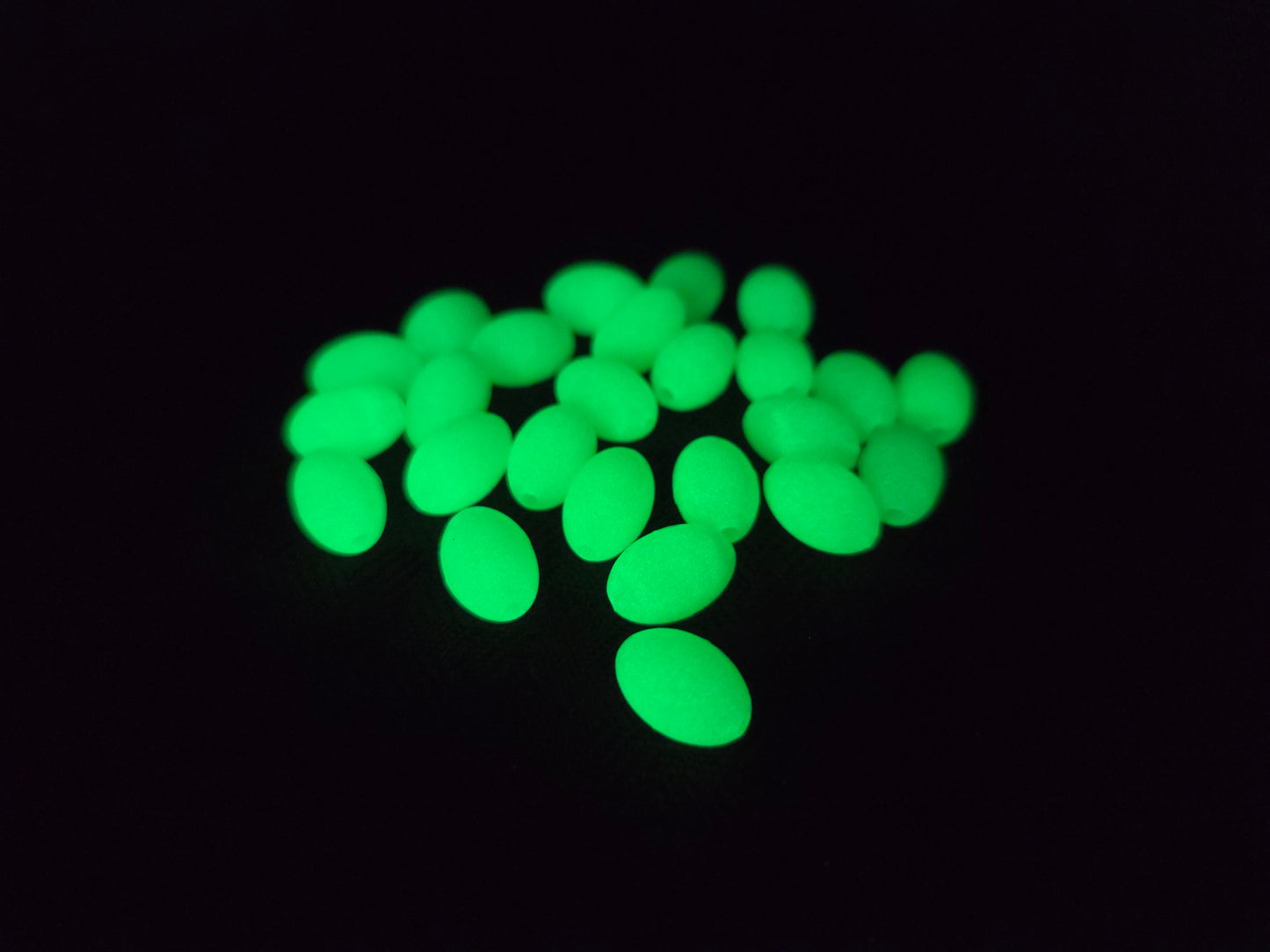 Green Rubber Bead