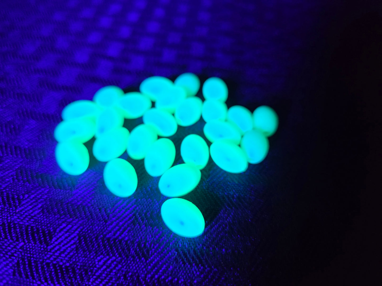 Green Rubber Bead