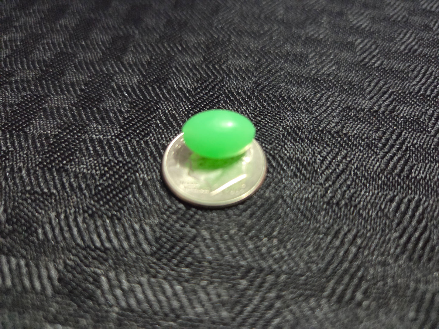 Green Rubber Bead